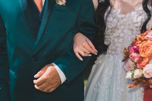 Immagine gratuita di abito, avvicinamento, foto del matrimonio