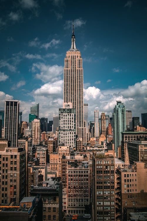 Empire State Building and Skyscrapers in New York