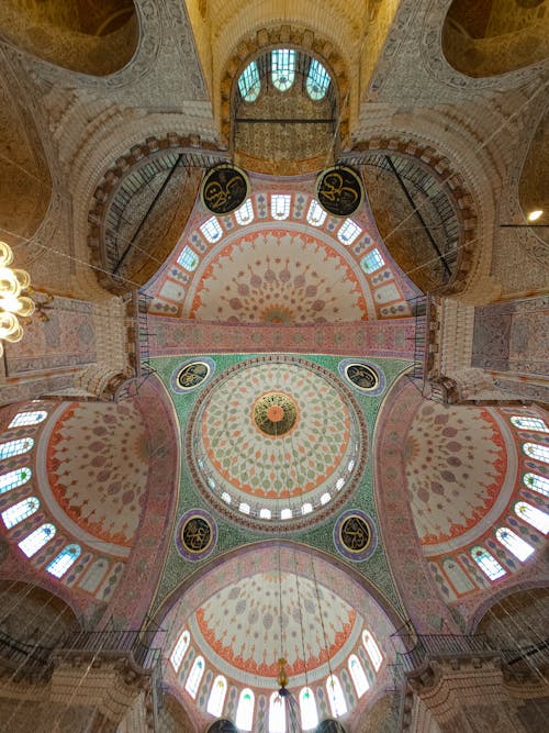 Ornate Dome in Traditional Cathedral