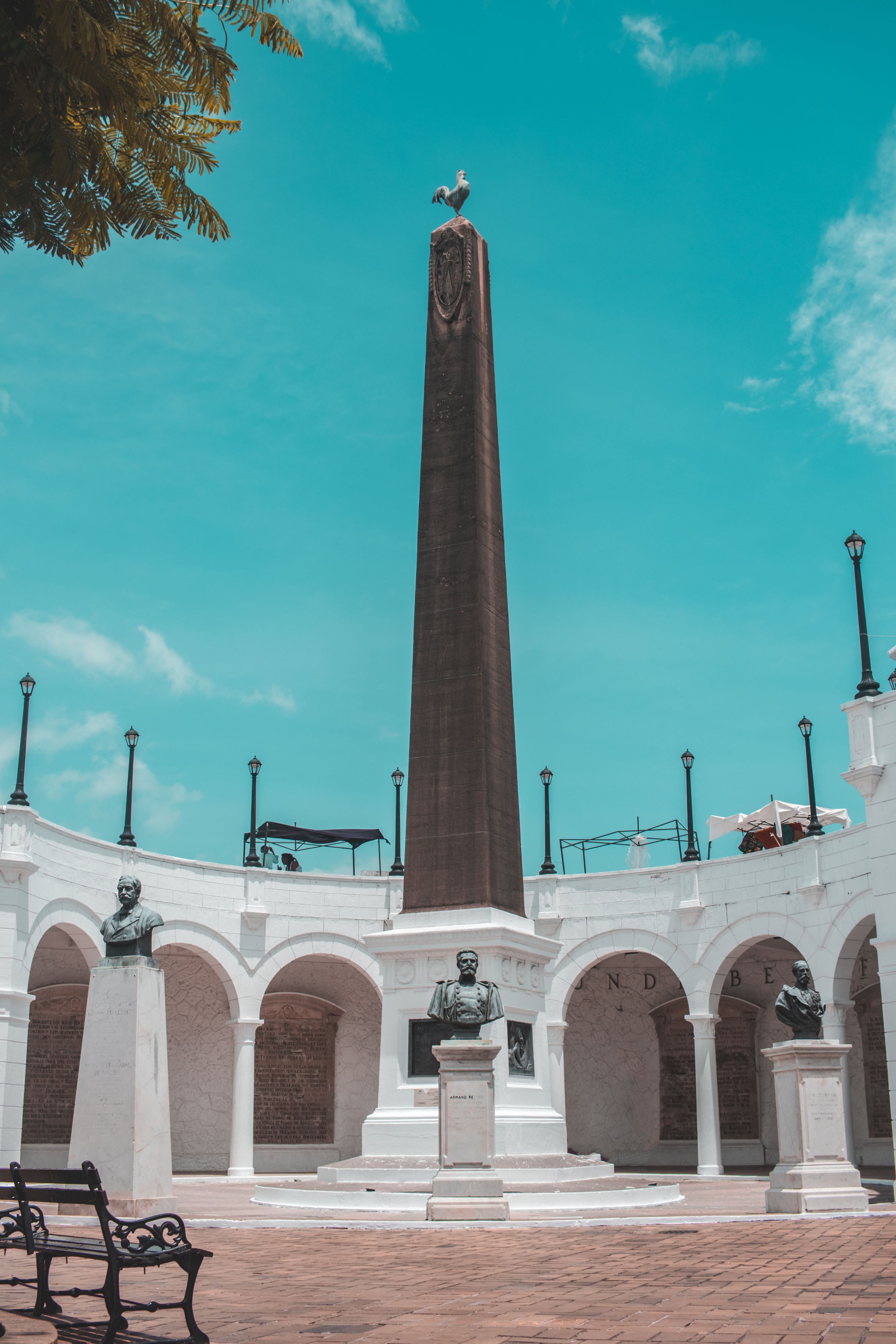 Kostenlos Denkmal Auf Einem Platz In Panama Stock-Foto