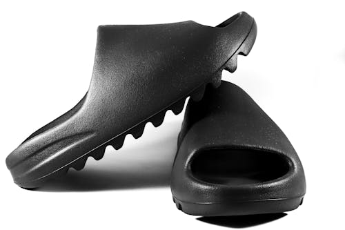 Pair of Black Adidas Flip-flops