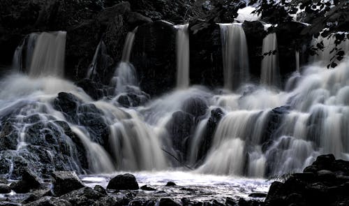 Foto profissional grátis de água corrente, cachoeira, cascatas