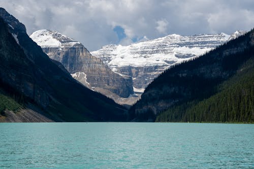 Snowed Mountain in Banff National Park 