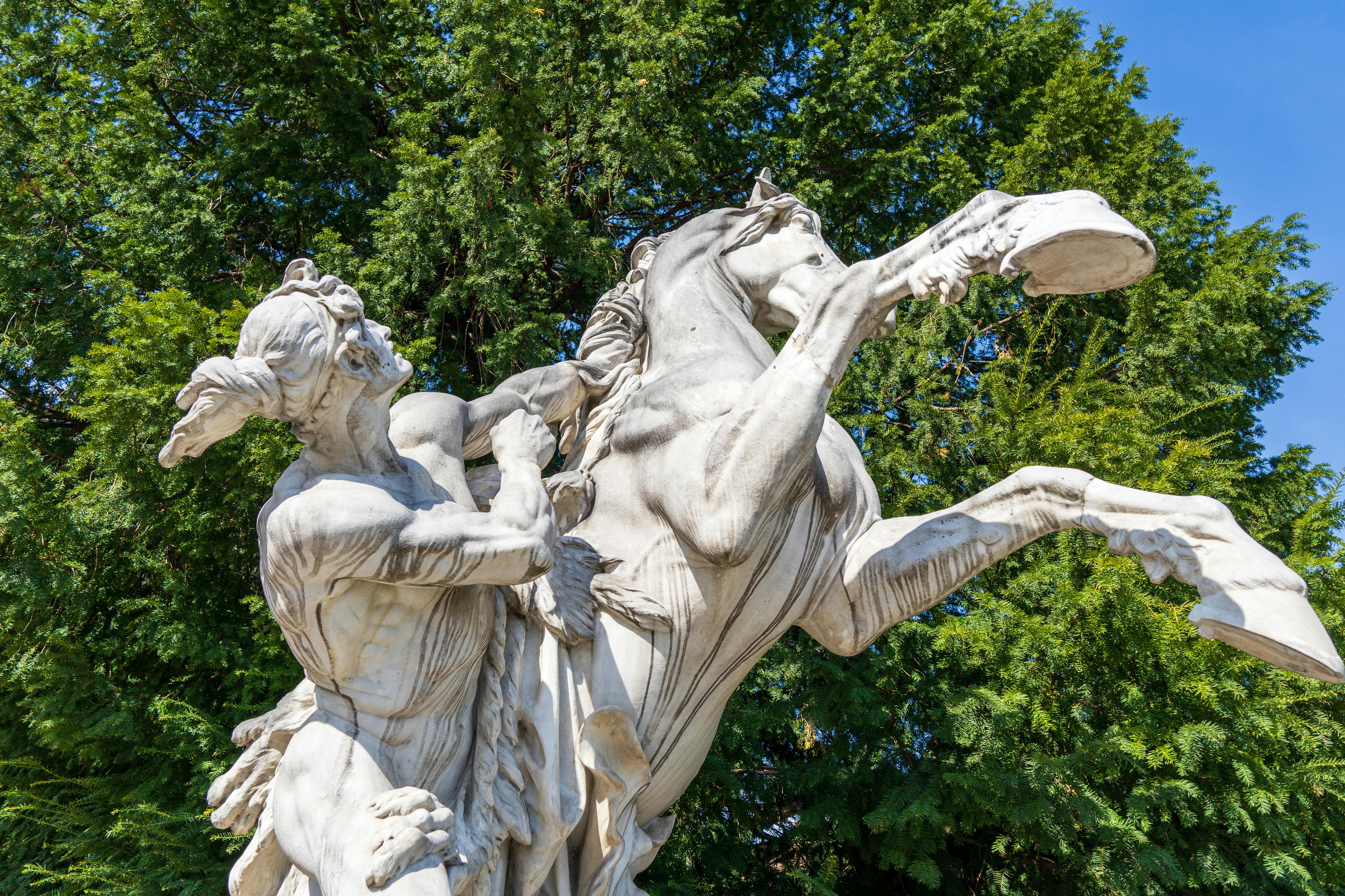 Horse Rider Sculpture in Park in Vienna · Free Stock Photo