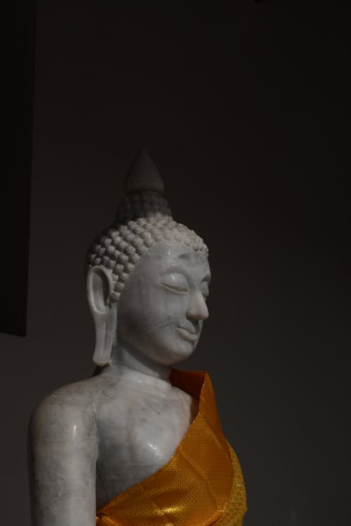 Buddha marble statue