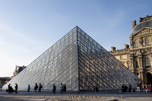 Pyramid at Louvre