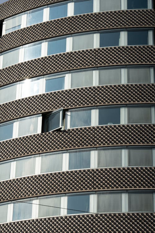 Residential Building Wall and Windows