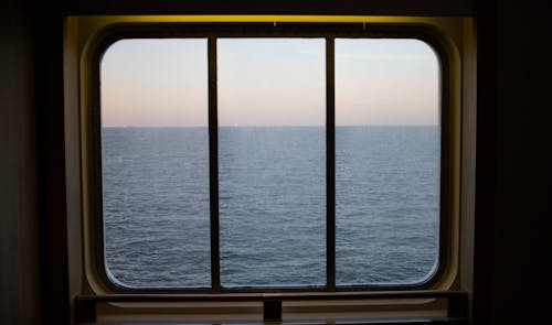 Open Sea behind Window