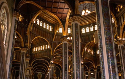 Inside of the Basilica of Our Lady of the Angels in Costa Rica 