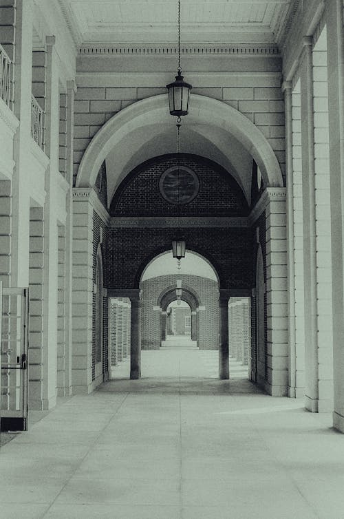 Arched Neoclassical Urban Passage