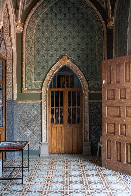 Fotobanka s bezplatnými fotkami na tému dvere, interiér, mozaika
