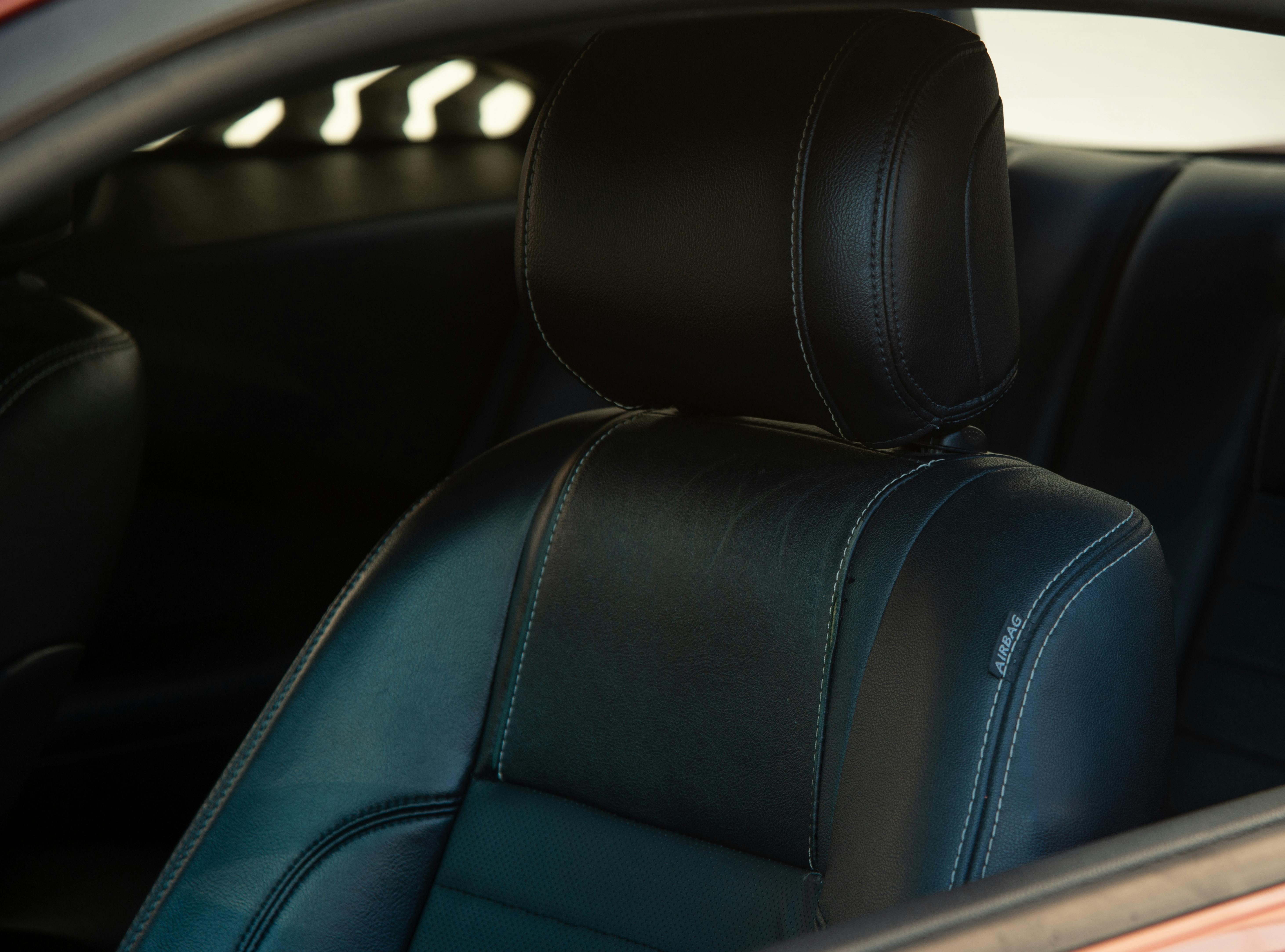 Black Leather Car Seat · Free Stock Photo