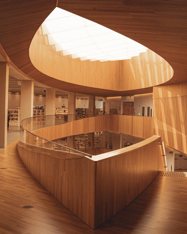 Stairwell of Calgary Central Library · Free Stock Photo