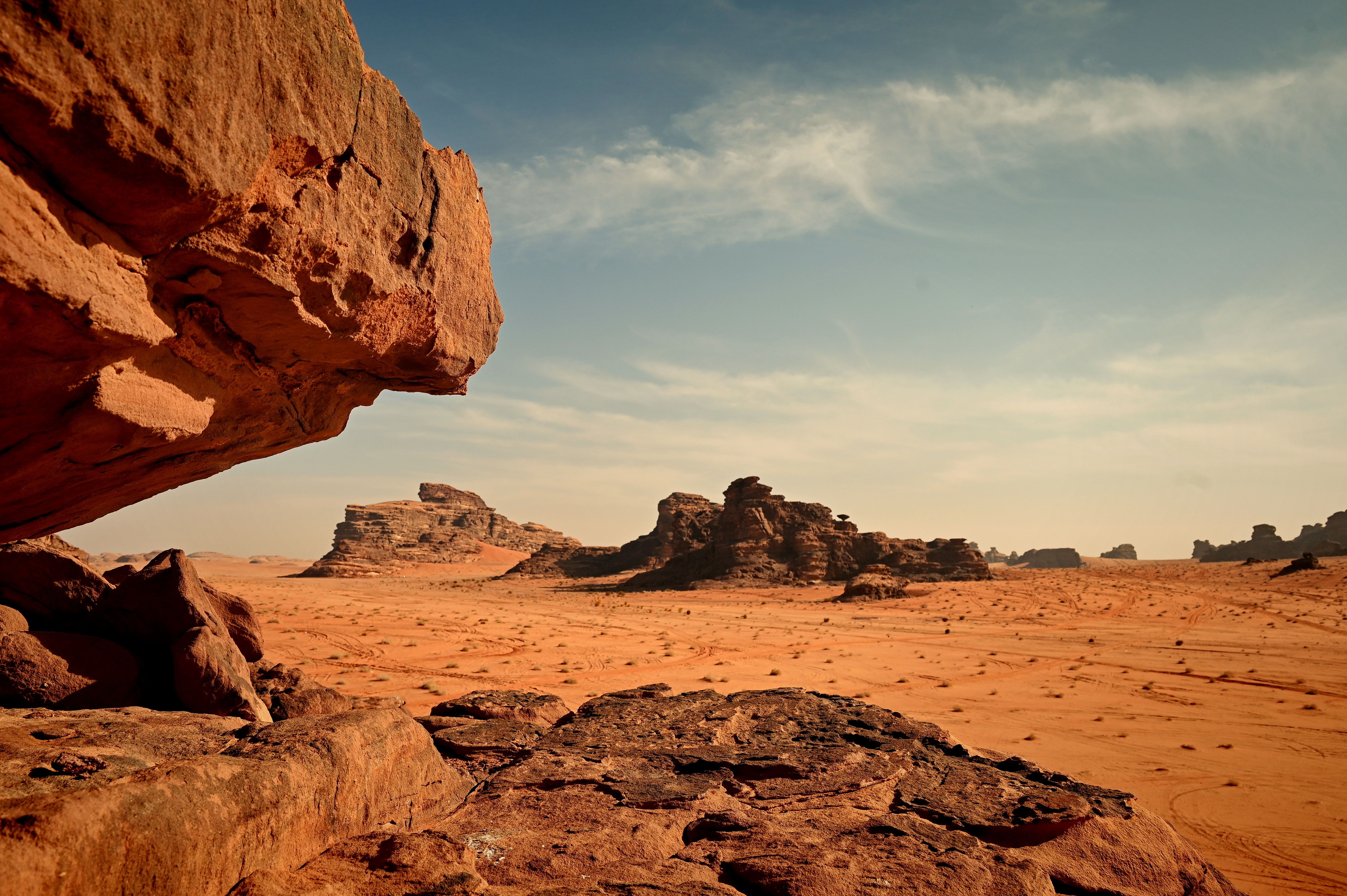 Sandstone Rocks on Wadi Rum Desert in Jordan · Free Stock Photo