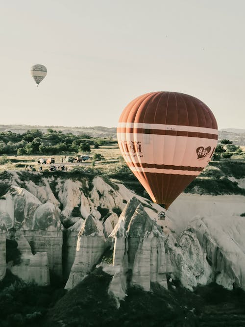 Darmowe zdjęcie z galerii z balony na gorące powietrze, formacje skalne, indyk