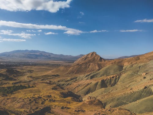 Foto d'estoc gratuïta de àrid, foto des d'un dron, paisatge