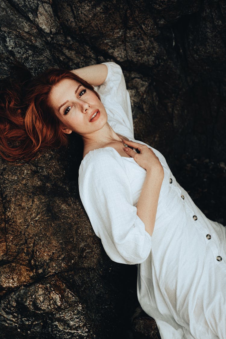 Redhead Woman Portrait