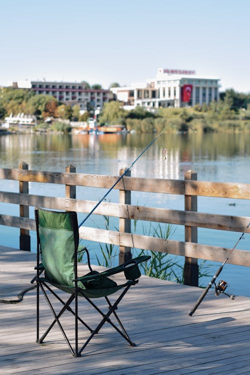 Kostnadsfri bild av fiskestänger, flod, hopfällbar