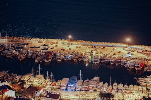 antalya, aydınlatılmış, bağlı içeren Ücretsiz stok fotoğraf