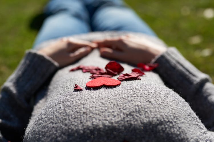 Petals And Heart Shaped Cut Out