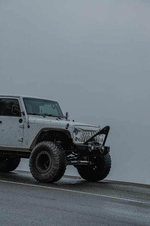 A Jeep on the Road