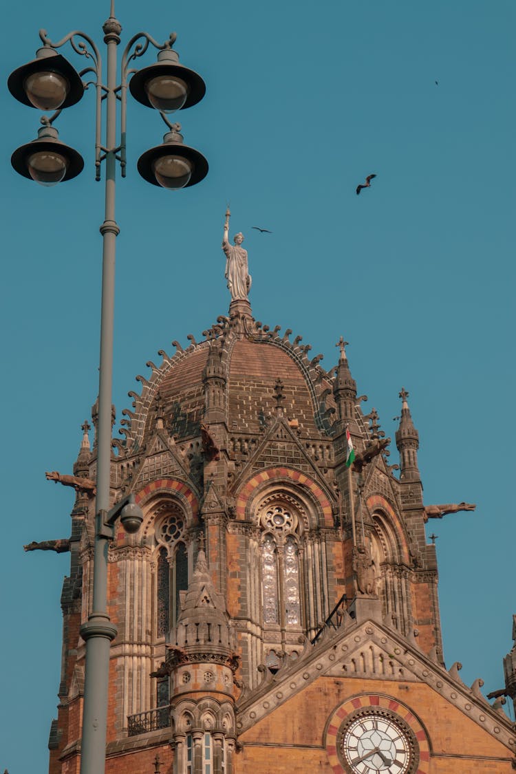 Chhatrapati Shivaji Terminus Railway Station In Mumbai