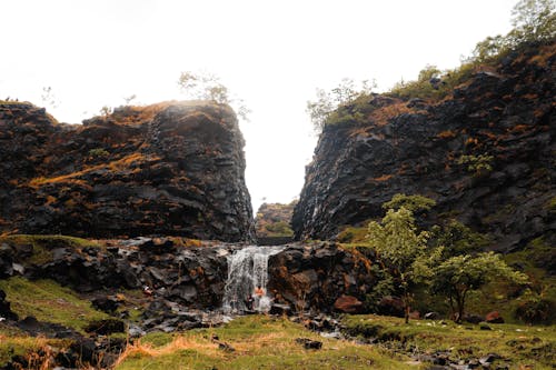 Foto profissional grátis de cachoeira, corrente, corroído