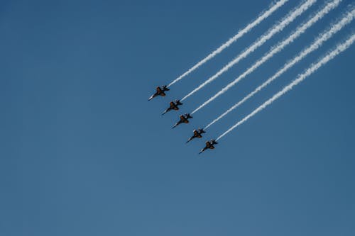 Gratis stockfoto met amerikaanse marine, blauwe lucht, blue angels