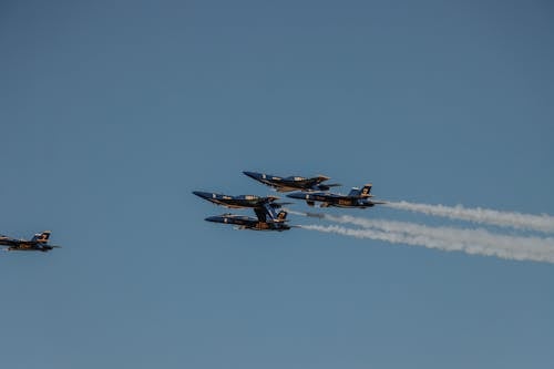 Gratis arkivbilde med blue angels, faktureringer, flyshow