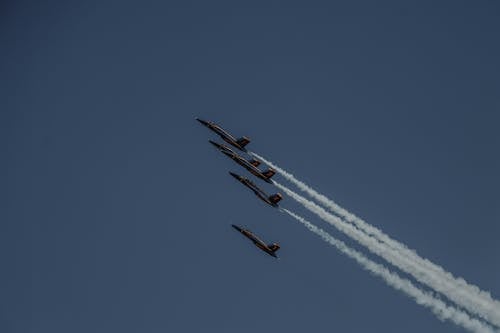 Gratis arkivbilde med blue angels, faktureringer, flyshow