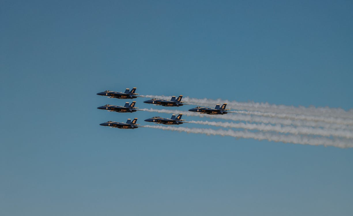 Free stock photo of aerobatics, air, air force, air plane, air show