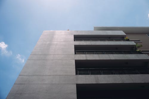 Low Angle Shot of a Modern Building 