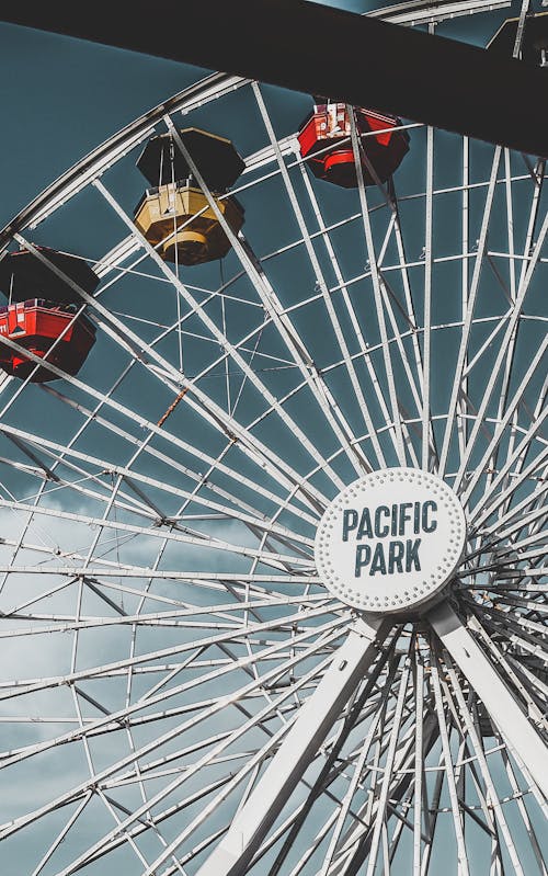 Pacific Park Ferris Wheel in Santa Monica in California