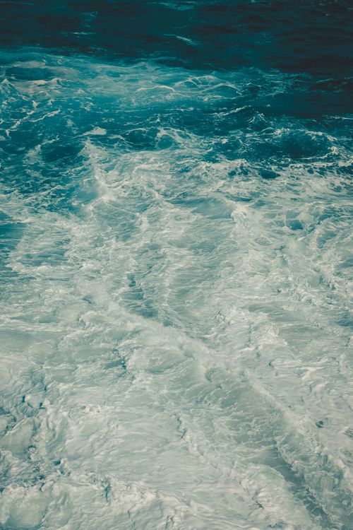 Free Captivating view of turbulent ocean waves in Rio de Janeiro, capturing nature's raw beauty. Stock Photo
