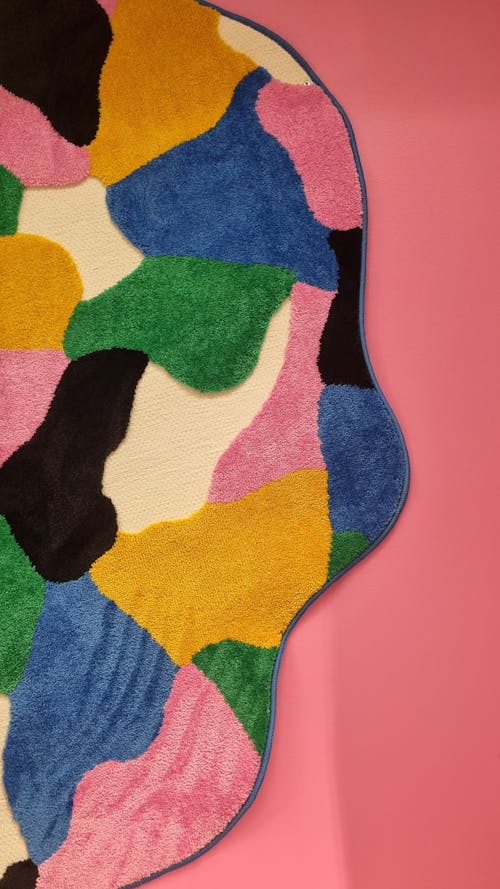 Free A Colorful Patterned Rug  Stock Photo