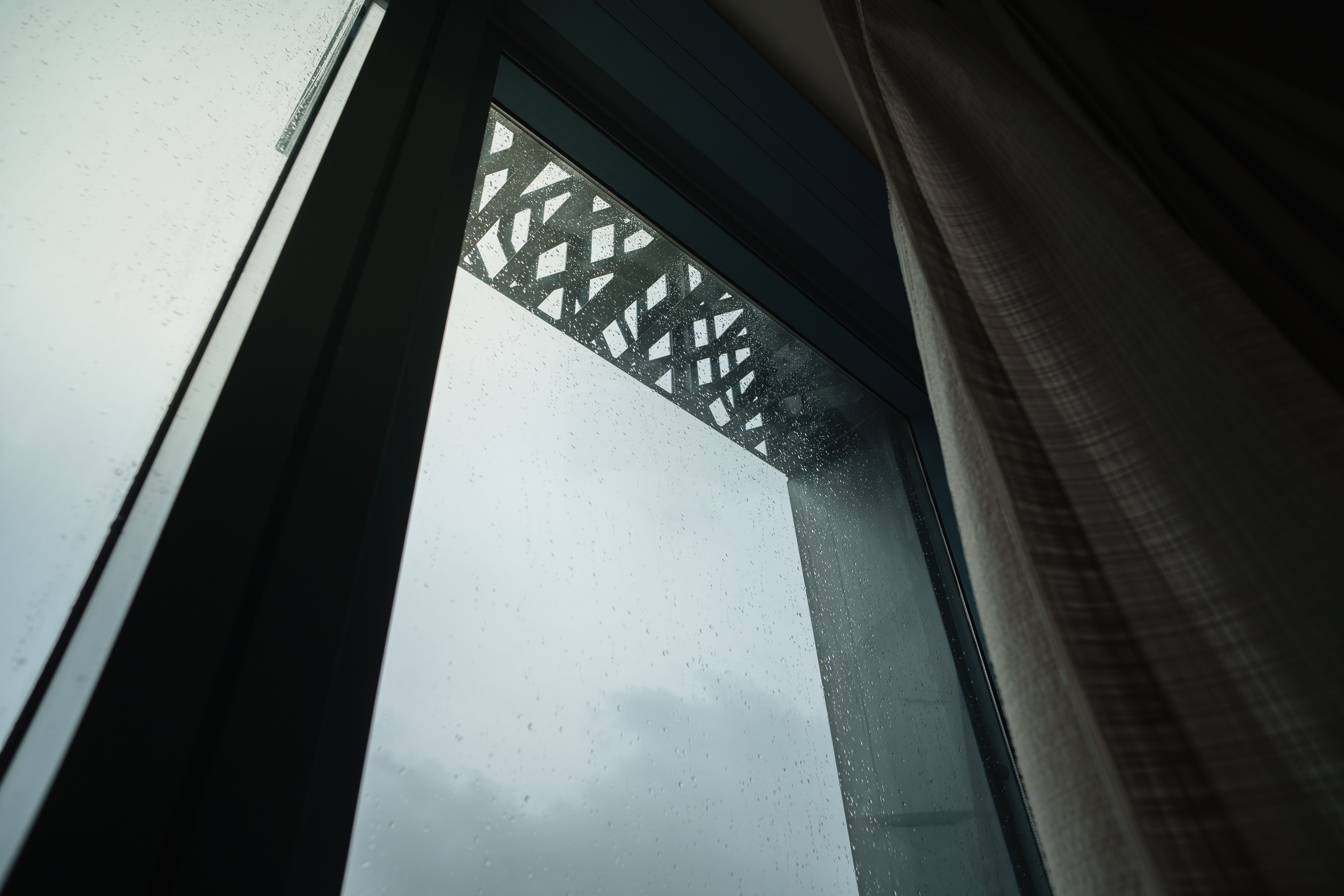 uPVC Spraying in St Luke's — a decorator at work mid-project