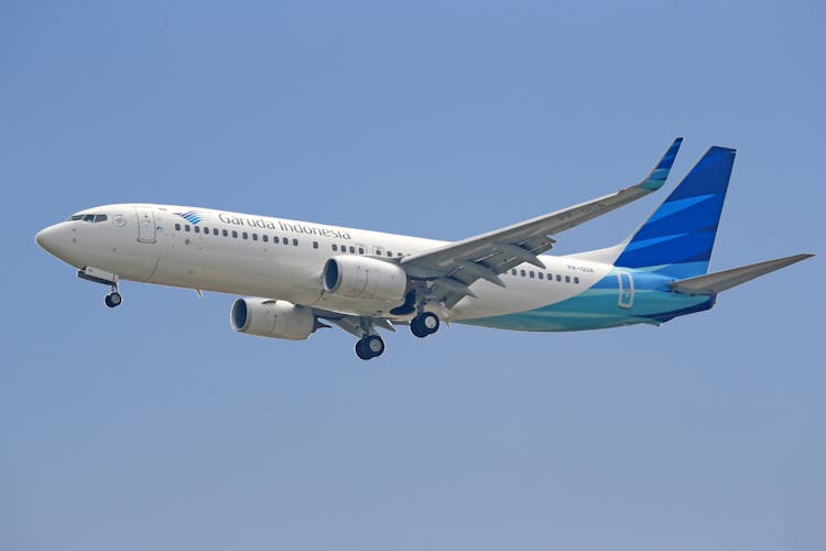 Garuda Indonesia Airplane On Sky