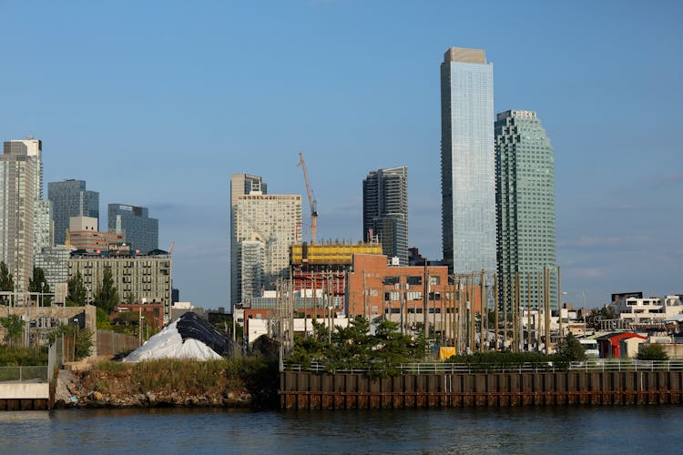 Waterfront Skyscrapers In Long Island City, Queens, New York City, New York, USA