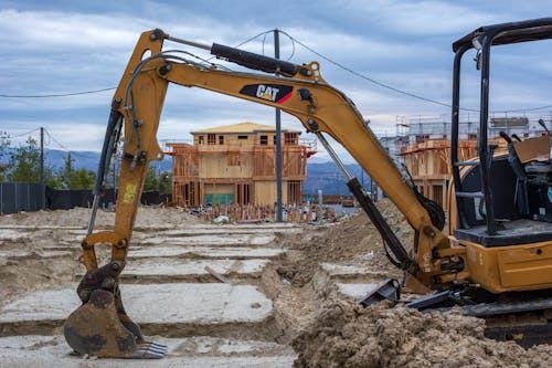 Construction Site with Excavator