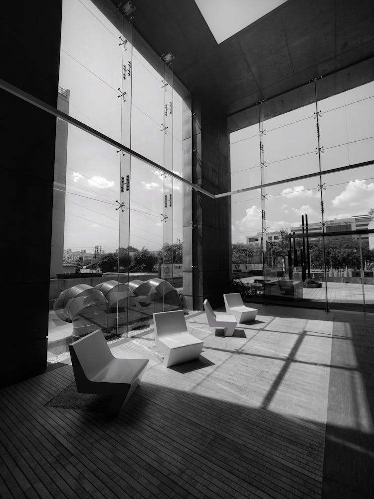 Lobby Of A Business Building