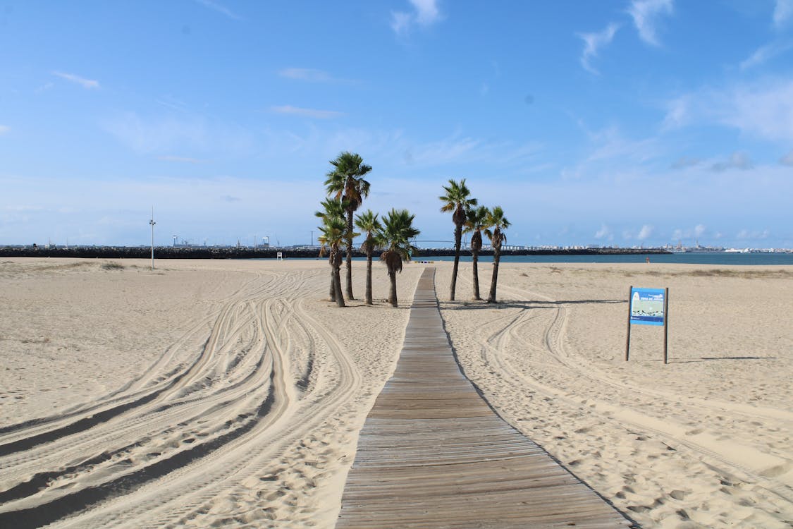 playa y paseo marítimo de la Puntilla