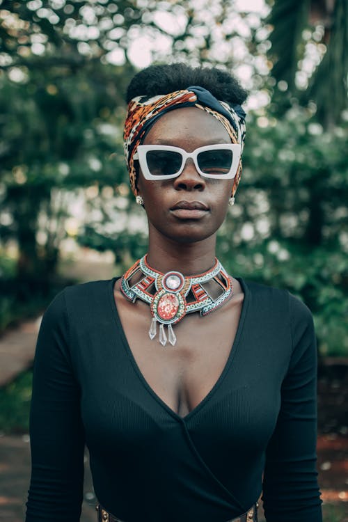 Portrait of Woman in Sunglasses