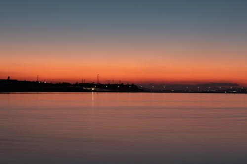 城市, 巴库, 日落 的 免费素材图片
