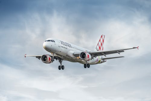 Volotea Airplane on Sky