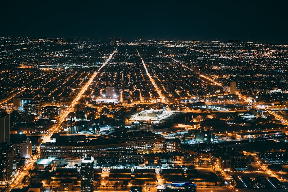 Aerial Shot Of City