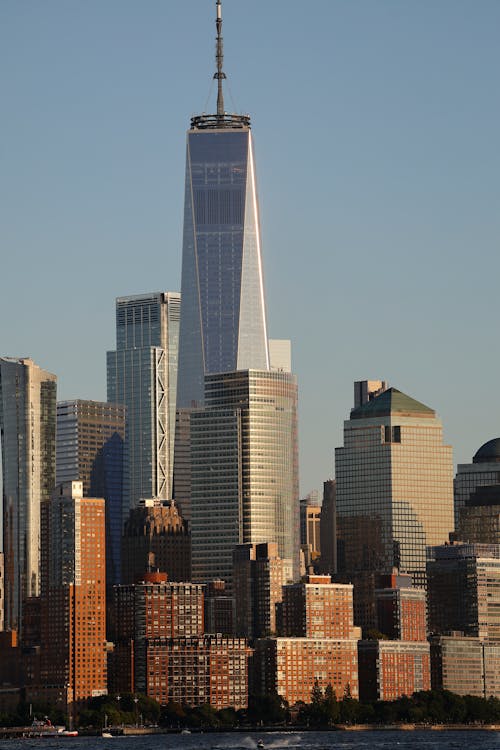 One World Trade Center and Skyscrapers on Manhattan