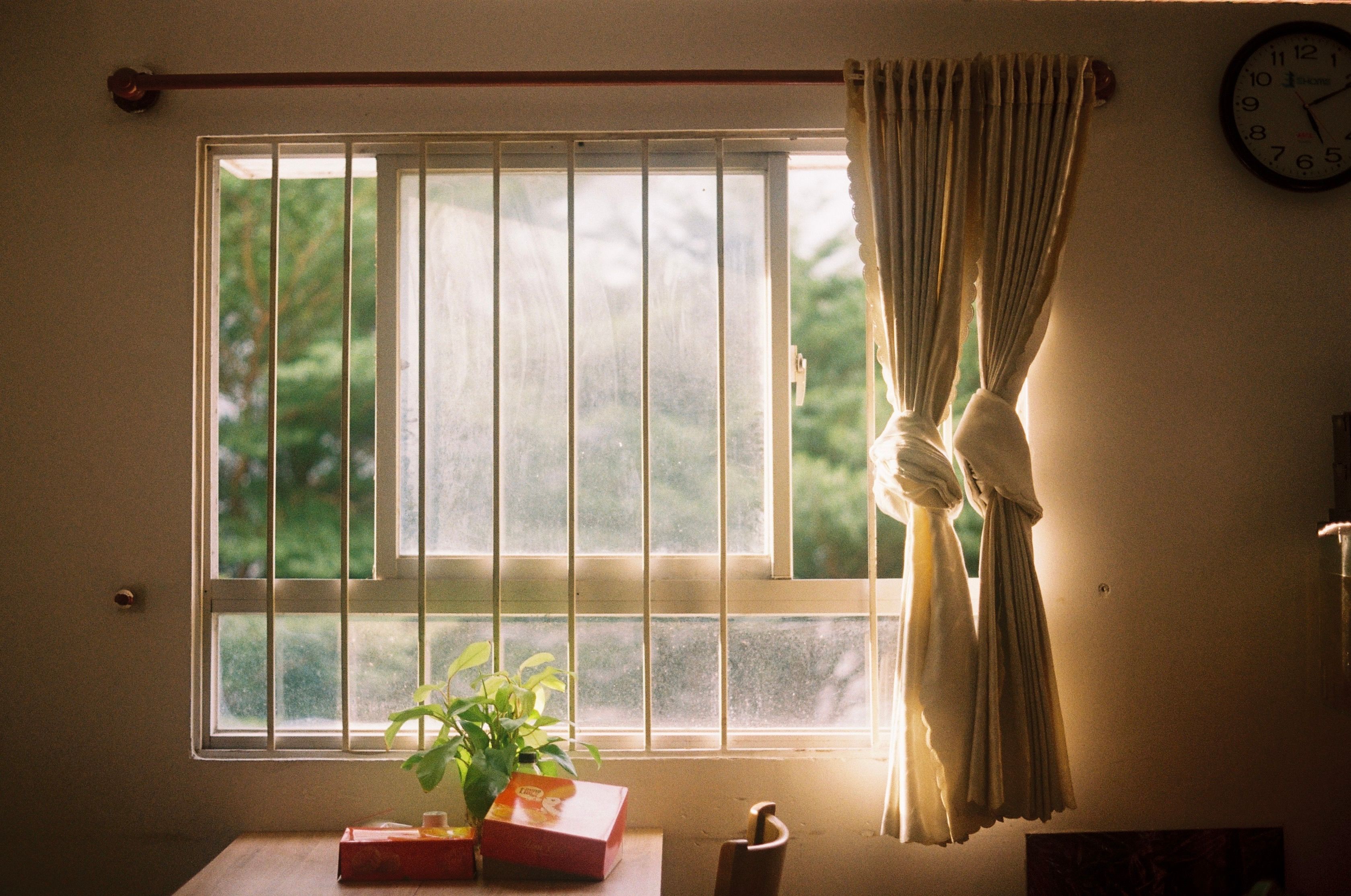 Curtains on Windows · Free Stock Photo