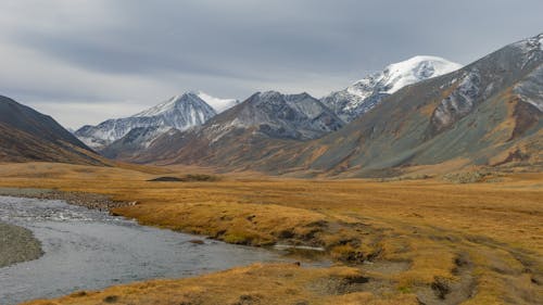 Picturesque Landscape of a Mountain Valley