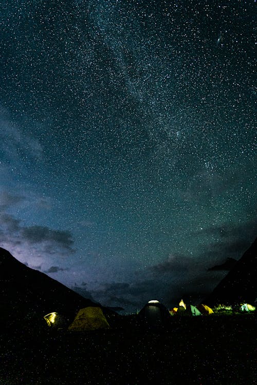 Scenic Photo of the Night Sky