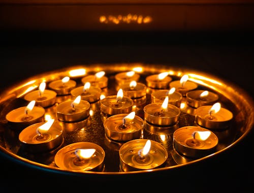 Tray with Candles